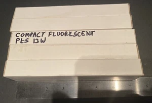 5 Pack PL-S 13W/27 CFL Plug-In 13W Watt T4 Bi 2-Pin GX23 4100K Cool White - Picture 1 of 5