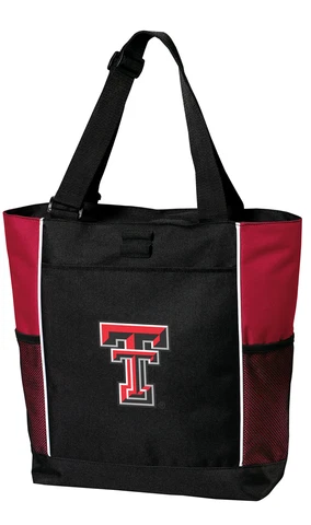 Texas Tech Tote Bag red TRAVEL BEACH POOL BAGS Cover