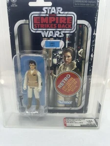 2020 HASBRO STAR WARS RETRO COLLECTION LEIA (HOTH) WALMART EXCLUSIVE AFA U85 NM+ - Picture 1 of 6