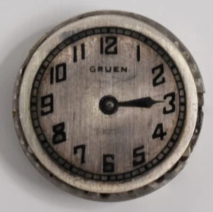 Vintage Gruen 16 Jewel 4-Adjust Movement from 18k Gold Ladies Watch Restoration - Picture 1 of 4