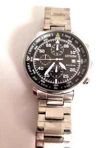 NEW Citizen CA0695-17E Chrono Men's Aviator Watch - Picture 1 of 4