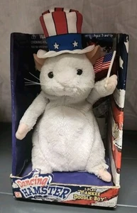 Dancing Hamster Uncle Sammie Gemmy 2001 Animated Plays Yankee Doodle Boy NIB - Picture 1 of 5