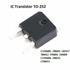 Voltage Regulator IC SMD Transistor TO-252 CJ78M05 LM317 78M05 79M05 - Picture 1 of 7