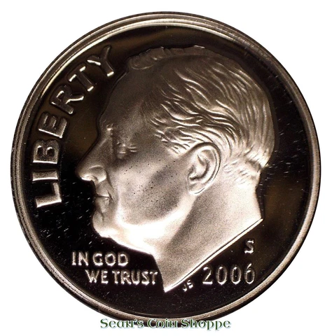 2006 S Clad Roosevelt Dime 10C Gem Deep Cameo Proof San Francisco Free Shipping! Cover