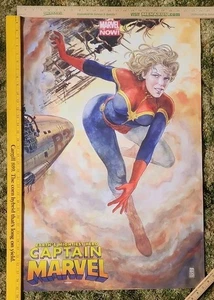 Captain Marvel Carol Danvers Poster Milo Manara Kunst Marvel Comics 24 x 36 2013 - Bild 1 von 5