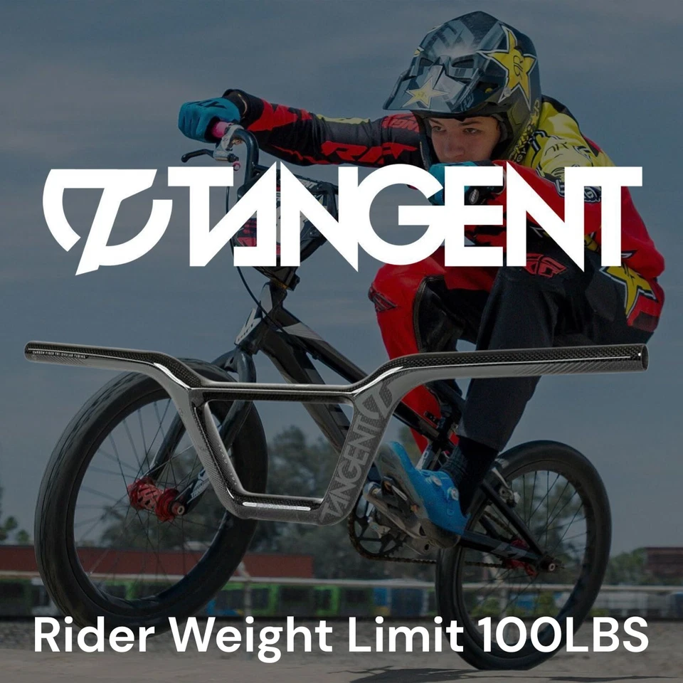 Manillar Tangent Vortex 5.5 Carbono BMX (Negro/Gris) Foto 1 de 3