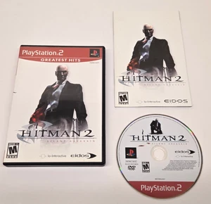 Hitman 2 Silent Assassin (Sony PlayStation 2) CIB con tarjeta de registro - Probado - Imagen 1 de 3