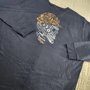 Wrangler FR Hemd Herren XXL Cat2 Baumwolle Langarm schwarz Schweißer Totenkopf Workwear  - Bild 1 von 14