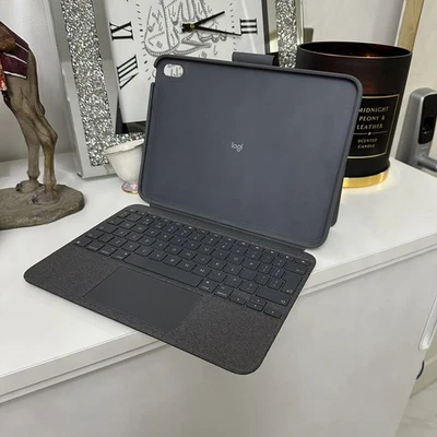 Logitech Combo Touch, Detachable iPad Keyboard Case (10th gen and A16) - NEW - Image 1 of 4