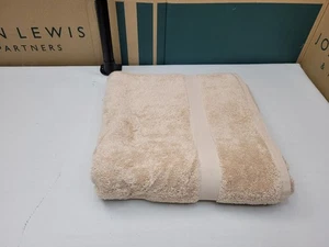 John Lewis Egyptian Cotton Bath Towel, Stone RRP £20 - Picture 1 of 8