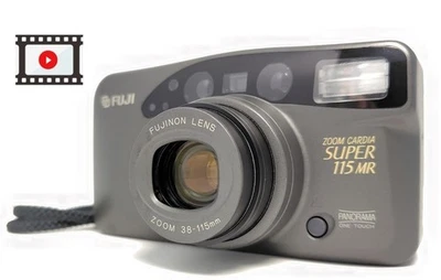[Lens MINT w/Strap] FUJI ZOOM CARDIA SUPER 115 MR 35mm Film Camera From JAPAN - Image 1 of 4