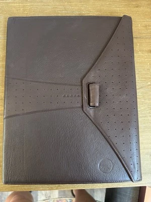 Bloc de notas vintage Cross Autocross cuero marrón agenda diaria portafolio Foto 1 de 4