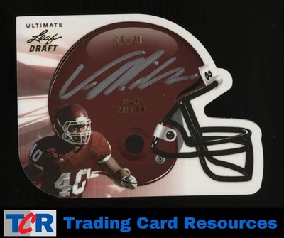 2011 Leaf Ultimate Draft #H-VM1 Von Miller Helmet Die Cuts Gold Auto #/20 - Image 1 of 2