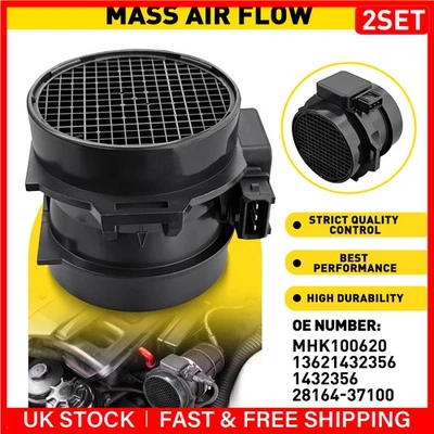 For BMW 5 Series E39 MAF Sensor Mass Air Flow Meter 1995-2004 520i 523i 525i 2x - Image 1 of 4