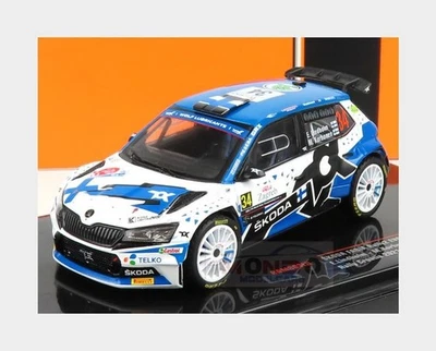 1:43 IXO Skoda Fabia Rally2 #34 Rally Croatia 2021 Lindholm Korhonen RAM803LQ - Immagine 1 di 2