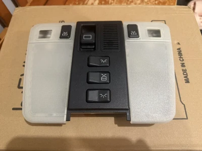 1996 MERCEDES BENZ OEM W140 S420 S500 S600 UPPER ROOF OVERHEAD DOME LIGHT BLACK - Image 1 of 4