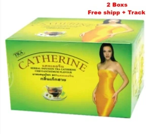 2x Tea Chrysanthemum Herbal Slimming Weight Loss Catherine Infusion Detox 32/Box - Picture 1 of 9