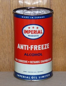 Early Canadian IMPERIAL anti-freeze 1 Imp. Qt motor oil tin can ESSO FREE SHIP!! - Bild 1 von 8