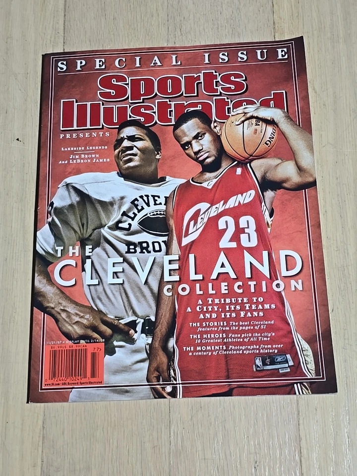 Lebron James Sports Illustrated Cleveland Collection Jim Brown '07 edición especial Foto 1 de 4