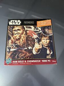 Star Wars Photomosaic Han Solo & Chewbacca - 1000 Piece Puzzle •New Sealed
