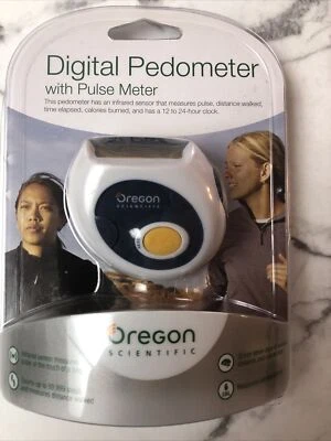 Oregon Scientific PE826 Podómetro Digital Pulsómetro Contador de Calorías Paso NUEVO Foto 1 de 4