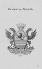 1820 - Ferrari Wappen Adel coat of arms heraldry Heraldik crest Kupferstich
