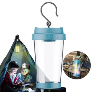 Camping Led Light Rechargeable Decorative Lantern Window Lights Indoor Outdoor - Picture 1 of 8