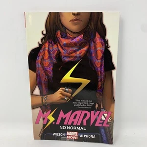 MS MARVEL Vol 1 TPB No Normal Marvel Comics 2015 tapa blanda Wilson Alphona 3rd Pr - Imagen 1 de 11