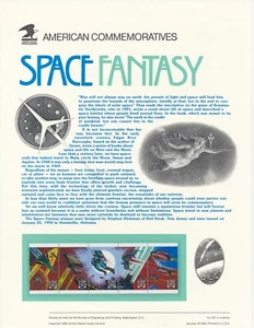 US Commemorative Panel #407 Scott 2741-45 Space Fantasy '93 CV $24 - Picture 1 of 1