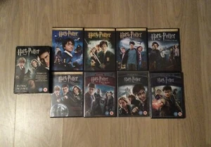 Harry Potter DVD Box Set 1-8 Complete 8 Film Collection Boxset - Region 2 - Picture 1 of 2