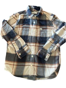 Abercrombie Kids  Plaid Button-Up Flannel Shirt Size 7/8 - Picture 1 of 6