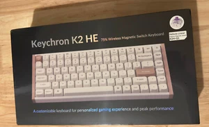 Keychron K2 HE Wireless Magnetic Switch Keyboard with Wrist Rest & Carry Case - Picture 1 of 3