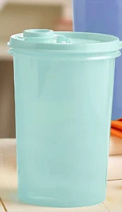 Tupperware Mega Becher & flüssigkeitsdichter Verschluss Set 36oz / 1L Mintgrün Neu - Bild 1 von 1