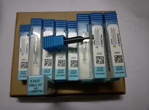 Korloy 4mm (0.157") T-Slot Solid Carbide Cutter 4mm x 1.57mm x 1.5mm x 6 (1pc) - Picture 1 of 4