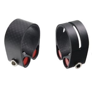 MTB Bike Seat Post Clamp Carbon Fiber 27.2mm/30.8/31.6mm Clamp Ultralight Lock