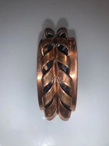 Vintage Bracelet Signed Renoir Copper Modernist Mid Century Cuff - Picture 1 of 12