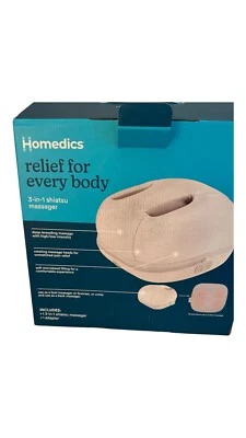 Massageador corporal e pé Shiatsu Homedics FMS-290HJ 3 em 1 além de apoio para os pés sem estresse - Imagem 1 de 4