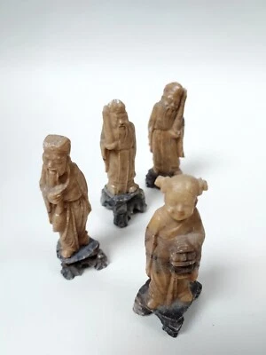 Soapstone Carving Of Four Chinese Immortals - Image 1 of 4