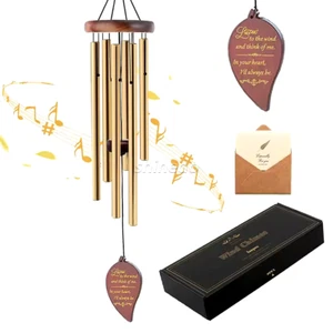 Memorial Wind Chimes Loss of a Loved one, Heartfelt sympathy Chime - Picture 1 of 6