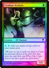 Viridian Acolyte FOIL Darksteel NM Green Common MAGIC GATHERING CARD ABUGames