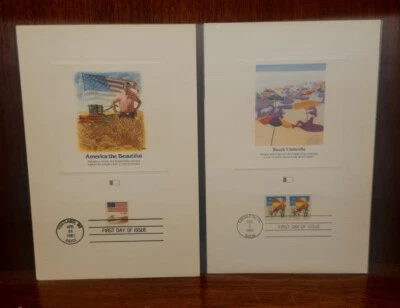 PROOFCARDS 1981 - 1990 STAMP W/ POSTCARD ~FIRST DAY OF  ISSUE! - Image 1 of 4