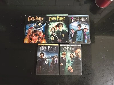 Harry Potter 5 DVD Lot. Sorcerer, Chamber, Prisoner, Goblet, & Phoenix - Image 1 of 4