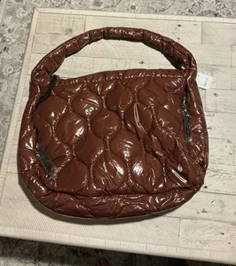 Free people FP Movement Surplus Shine Carryall Bag Nutshell Brown NWT - Picture 1 of 5