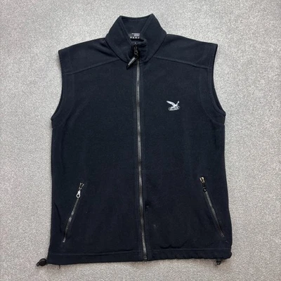 Salewa Fleece Adult Medium Black Vest Polarlite Outdoors Logo Jumper Men* - Image 1 of 4