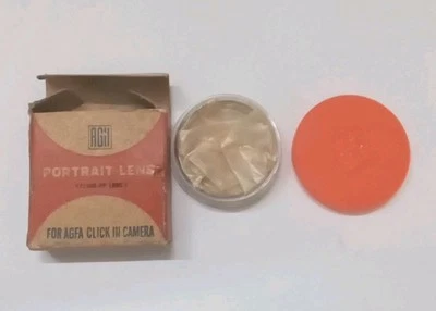 Rare New Old Stock Portrait Lens BY Agfa Gaevert India Fr AGFA Click III  - Image 1 of 4