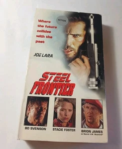 Steel Frontier VHS 1994 Joe Lara Bo Svenson PM Entertainment Rare Oop Apocalypse - Bild 1 von 5