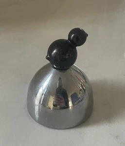 Walter von Nessen For Chase Vintage Dinner Bell Enamel Brass Bird Art Deco 1930  - Picture 1 of 9