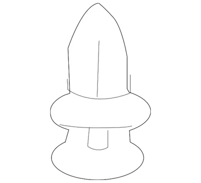 Cara de parachoques con clip genuino Honda 91503-SZ5-003 Foto 1 de 2