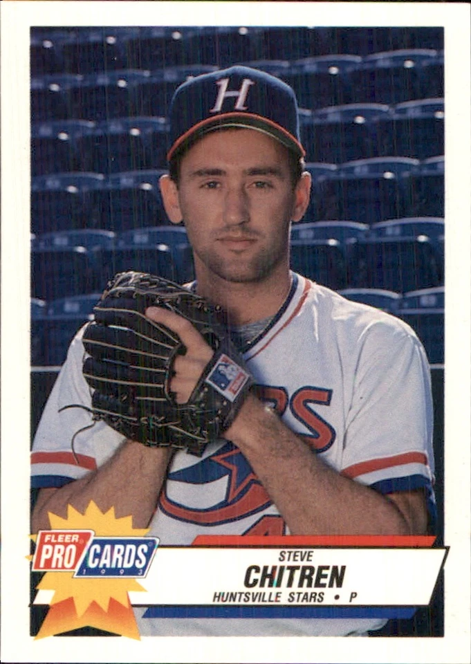 Steve Chitren 1993 Fleer ProCards #2077 RC Huntsville Stars *AutographDen* - Image 1 of 2