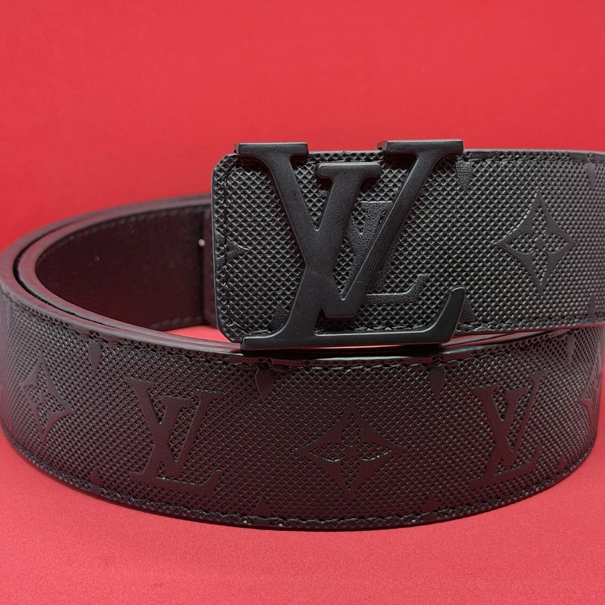Louis Vuitton Leather Black Belts for Men for sale | eBay